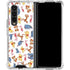 Disney Winnie the Pooh Character Pattern Galaxy Z Fold4 5G Clear Case