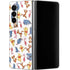 Disney Winnie the Pooh Character Pattern Galaxy Z Fold4 5G Skin