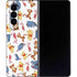 Disney Winnie the Pooh Character Pattern Galaxy Z Fold4 5G Skin