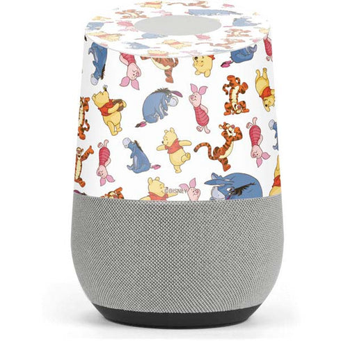 Disney Winnie the Pooh Character Pattern Google Home Skin