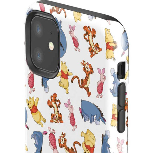 Disney Winnie the Pooh Character Pattern iPhone 11 Impact Case