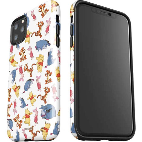 Disney Winnie the Pooh Character Pattern iPhone 11 Pro Max Impact Case