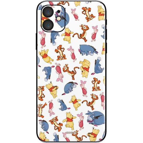 Disney Winnie the Pooh Character Pattern iPhone 11 Skin