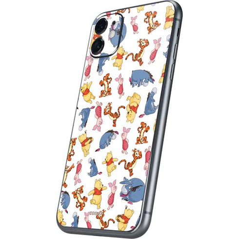 Disney Winnie the Pooh Character Pattern iPhone 11 Skin