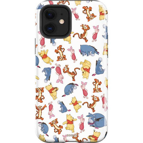 Disney Winnie the Pooh Character Pattern iPhone 12 Impact Case