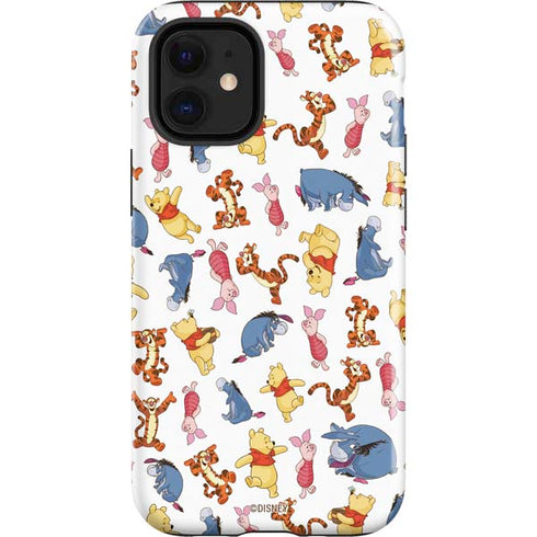 Disney Winnie the Pooh Character Pattern iPhone 12 Mini Impact Case