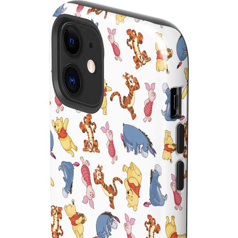 Disney Winnie the Pooh Character Pattern iPhone 12 Mini Impact Case