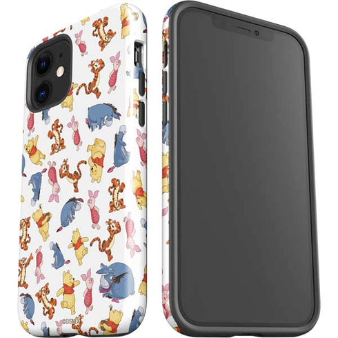 Disney Winnie the Pooh Character Pattern iPhone 12 Mini Impact Case
