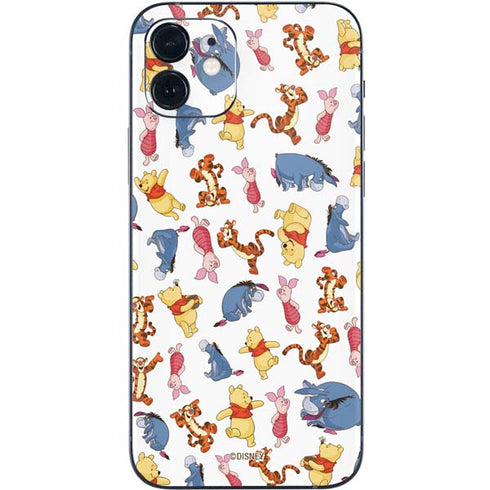 Disney Winnie the Pooh Character Pattern iPhone 12 Mini Skin
