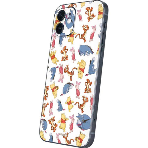 Disney Winnie the Pooh Character Pattern iPhone 12 Mini Skin