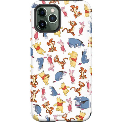 Disney Winnie the Pooh Character Pattern iPhone 12 Pro Impact Case