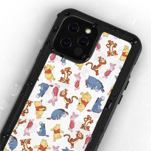 Disney Winnie the Pooh Character Pattern iPhone 12 Pro Max Waterproof Case
