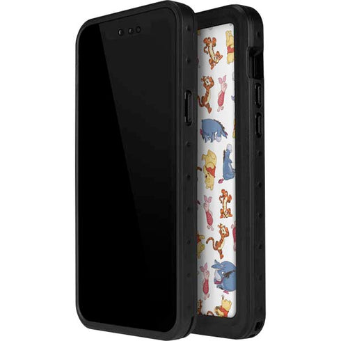 Disney Winnie the Pooh Character Pattern iPhone 12 Waterproof Case