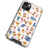 Disney Winnie the Pooh Character Pattern iPhone 13 Mini Clear Case
