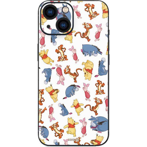 Disney Winnie the Pooh Character Pattern iPhone 13 Mini Skin