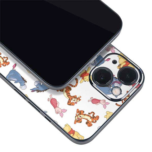 Disney Winnie the Pooh Character Pattern iPhone 13 Mini Skin