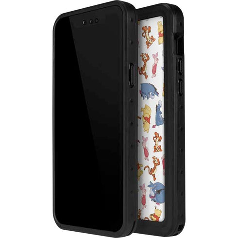 Disney Winnie the Pooh Character Pattern iPhone 13 Mini Waterproof Case
