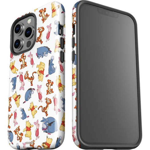 Disney Winnie the Pooh Character Pattern iPhone 13 Pro Impact Case