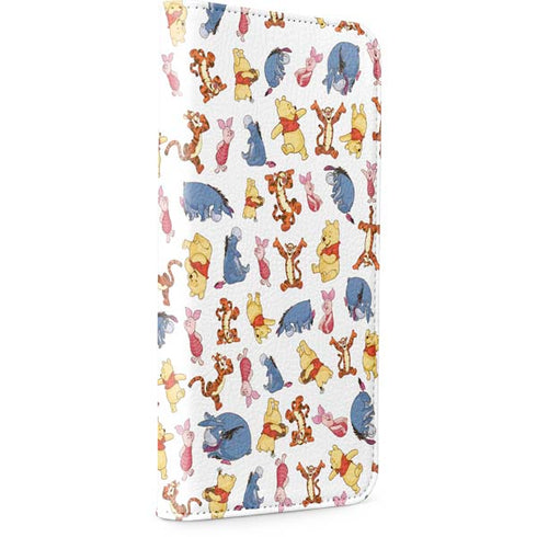 Disney Winnie the Pooh Character Pattern iPhone 13 Pro Max Folio Case