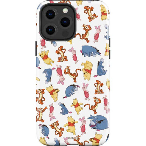 Disney Winnie the Pooh Character Pattern iPhone 13 Pro Max Impact Case