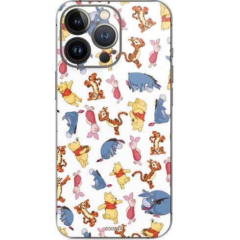 Disney Winnie the Pooh Character Pattern iPhone 13 Pro Skin