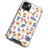 Disney Winnie the Pooh Character Pattern iPhone 14 Plus Clear Case