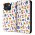 Disney Winnie the Pooh Character Pattern iPhone 14 Plus Folio Case