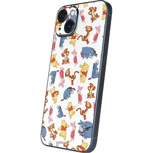 Disney Winnie the Pooh Character Pattern iPhone 14 Plus Skin