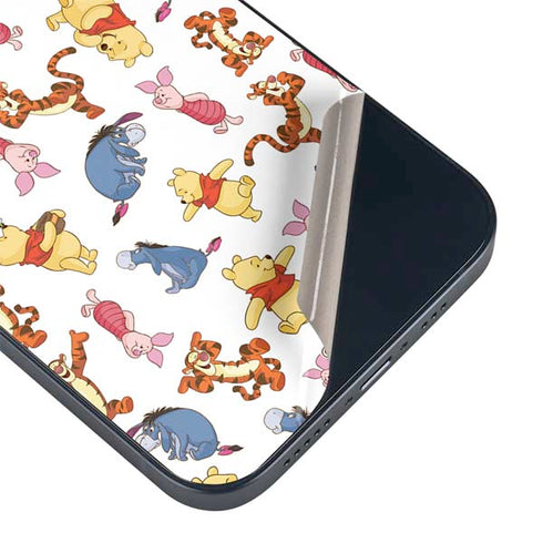 Disney Winnie the Pooh Character Pattern iPhone 14 Plus Skin