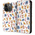 Disney Winnie the Pooh Character Pattern iPhone 14 Pro Folio Case