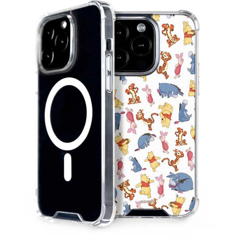 Disney Winnie the Pooh Character Pattern iPhone 14 Pro MagSafe Case