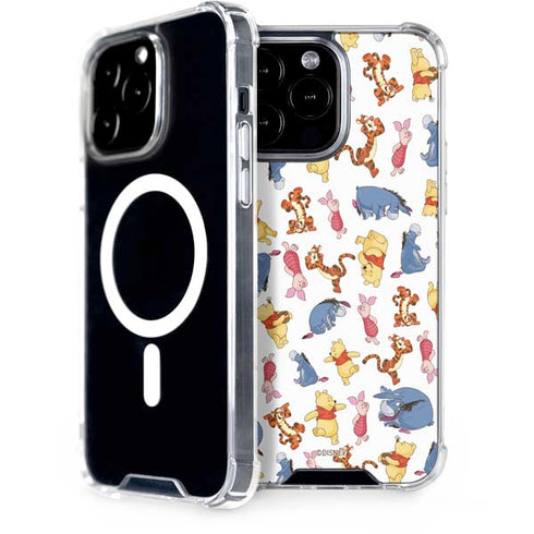 Disney Winnie the Pooh Character Pattern iPhone 15 Pro Max MagSafe Case