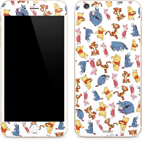 Disney Winnie the Pooh Character Pattern iPhone 6/6s Plus Skin