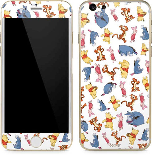 Disney Winnie the Pooh Character Pattern iPhone 6/6s Skin