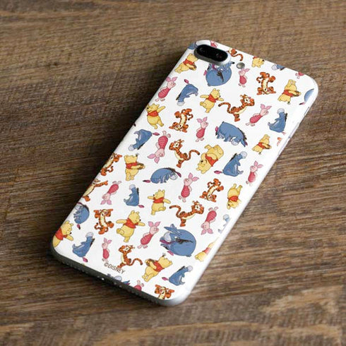 Disney Winnie the Pooh Character Pattern iPhone 8 Plus Skin