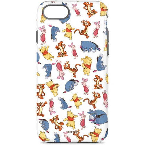 Disney Winnie the Pooh Character Pattern iPhone 8 Pro Case