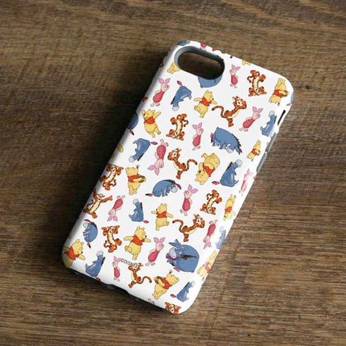 Disney Winnie the Pooh Character Pattern iPhone 8 Pro Case