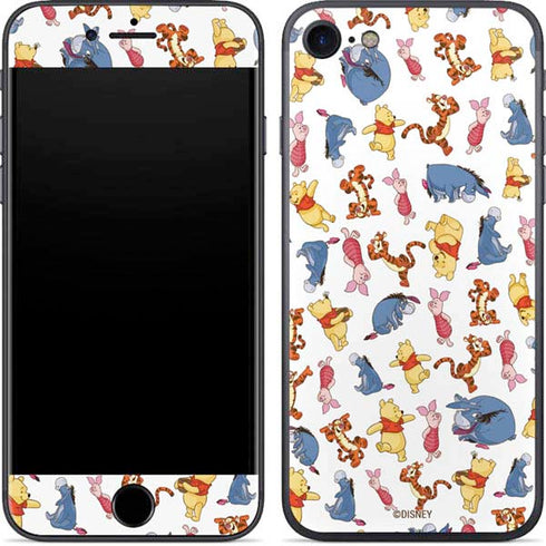 Disney Winnie the Pooh Character Pattern iPhone 8 Skin