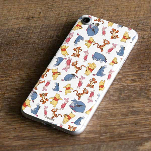 Disney Winnie the Pooh Character Pattern iPhone 8 Skin