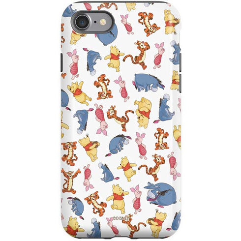 Disney Winnie the Pooh Character Pattern iPhone SE (2nd & 3rd Gen) Pro Case