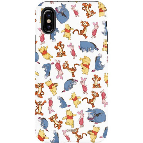 Disney Winnie the Pooh Character Pattern iPhone X Pro Case