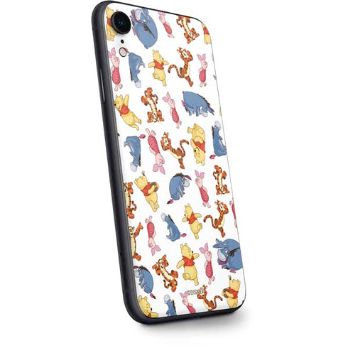 Disney Winnie the Pooh Character Pattern iPhone XR Skin
