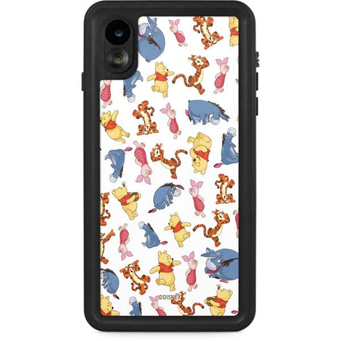 Disney Winnie the Pooh Character Pattern iPhone XR Waterproof Case
