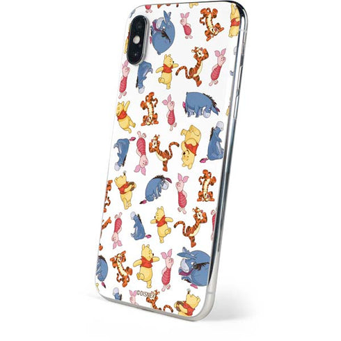 Disney Winnie the Pooh Character Pattern iPhone XS Skin