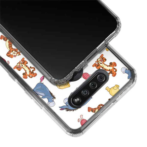 Disney Winnie the Pooh Character Pattern LG K51/Q51 Clear Case