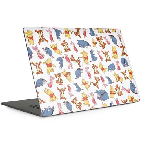 Disney Winnie the Pooh Character Pattern Apple MacBook Pro 15-inch Skin