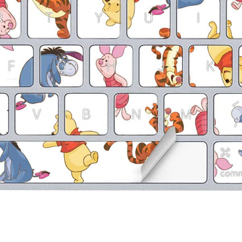 Disney Winnie the Pooh Character Pattern Magic Keyboard Skin