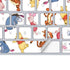 Disney Winnie the Pooh Character Pattern Magic Keyboard Skin