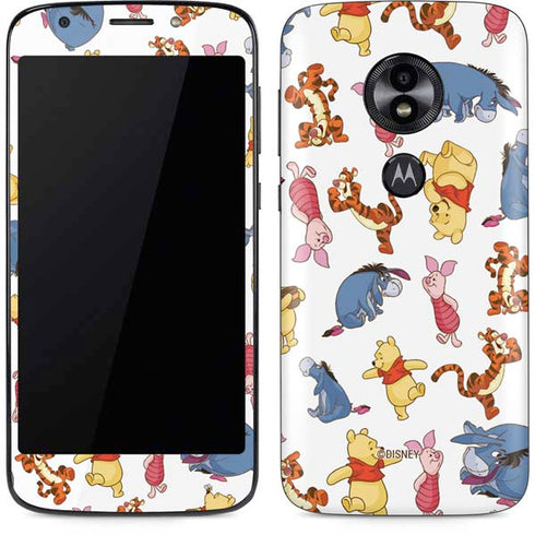 Disney Winnie the Pooh Character Pattern Moto E5 Play Skin
