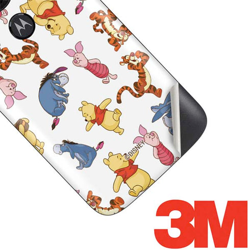 Disney Winnie the Pooh Character Pattern Moto E5 Play Skin